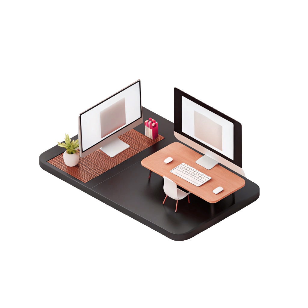 3D miniature on the theme of Pro Services and B2B Firms